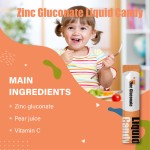 OEM Appetite Booster Zinc Gluconate Liquid Gummy Immune Support Oxidant Supplement, Kids Digestion and Appetite Support