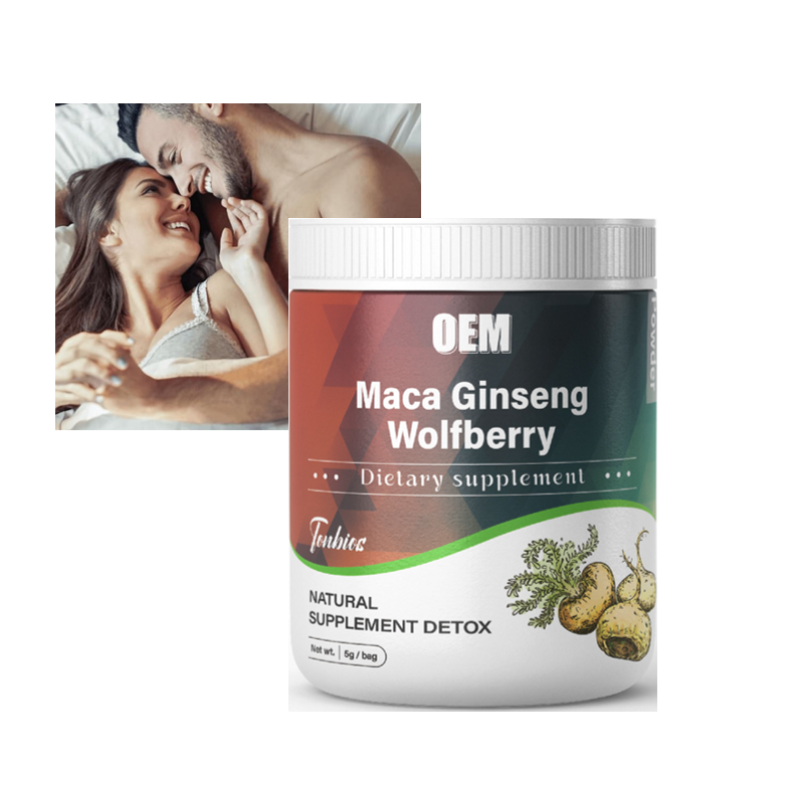 OEM/ODM Maca Ginseng Wolfberry Powder Manufacturer Custom Men's Energy & Vitality Supplement