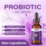 OEM ODM Probiotics Oil Drops for Immune Digestive & Gut Health for Baby Kids Probiotics Supplements
