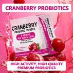 Tonbios Custom Probiotics Supplement Vaginal Probiotics Powder Women's Health Cranberry Uro Vaginal Probiotics for Women