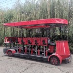 BE-S12 14 seat Retro Electric both Pedal beer bike