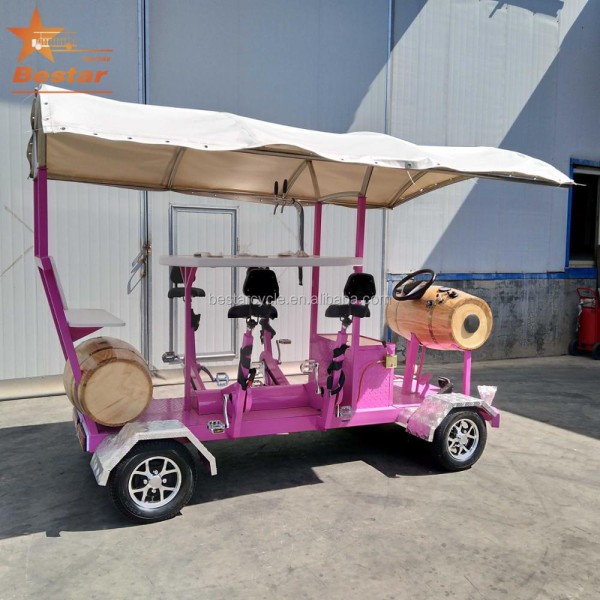 Party Bike Manufacturer - 4 Wheel 7 Person Bicycle