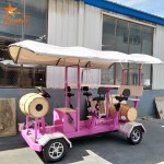 Party Bike Manufacturer - 4 Wheel 7 Person Bicycle