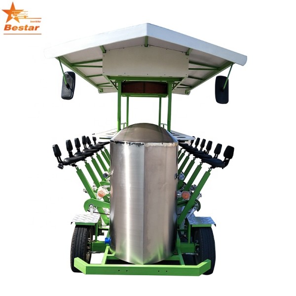 Party Bike Factory - 4 Wheel Solar Power Pub