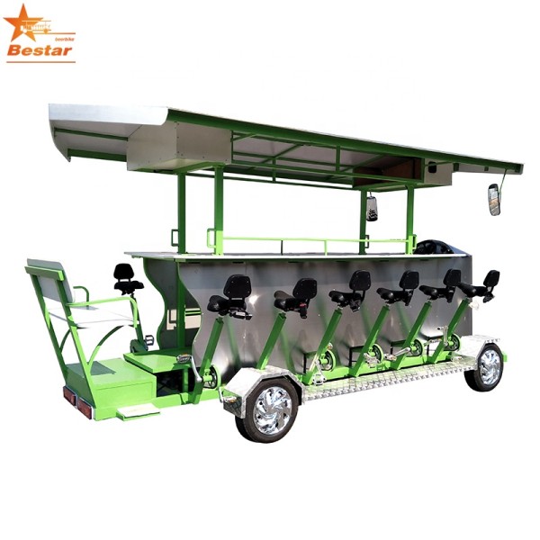 Beer Bike Manufacturer - Outdoor Pedal Pub Tricycle