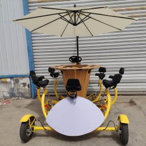 Pedal Tricycle Manufacturer - 8 Seat Comfortable Surrey