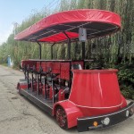 BE-S12 14 seat Retro Electric both Pedal beer bike