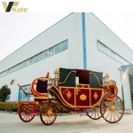 Electric Marathon Wagon Factory - Wedding Vintage Golden Royal Carriage