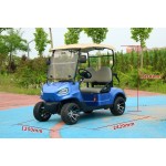 Electric Rickshaw Manufacturer - Sightseeing Trolley Red Passenger Tricycle