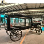 Funeral Carriage Manufacturer - Traditional Black Horse Drawn Hearse