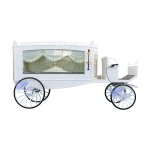Funeral Carriage Manufacturer - Traditional Black Horse Drawn Hearse
