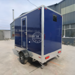 Mobile Toilet Manufacturer - Blue Color VIP Restroom