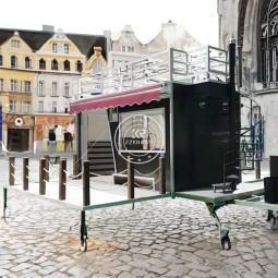Container Kitchen Factory - Fast Food Rooftop Deck