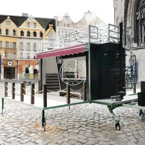 Container Kitchen Factory - Fast Food Rooftop Deck