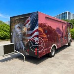 Food Truck Manufacturer - Vintage Stainless Steel Snack