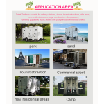 Portable Toilet Manufacturer - 2 Stall Hotel Use