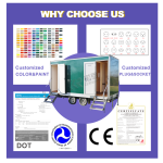 Bathroom Trailer Factory - Custom Toilet Shower Design