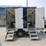 Portable Toilet Factory - 2 Station VIP Luxury