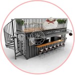 Pop-up Shop Factory - Mini Container Coffee Bar