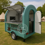 Mobile Food Cart Manufacturer - Custom Single Axle Van