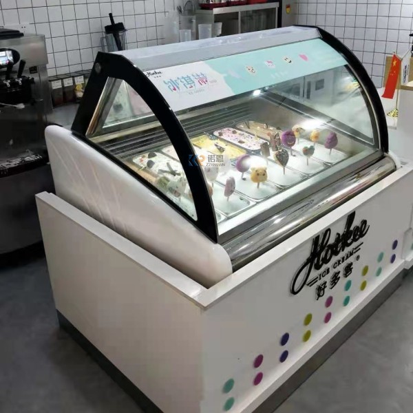 Ice Cream Showcase Factory - 18 Pans Gelato Counter