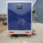 Mobile Toilet Manufacturer - Blue Color VIP Restroom