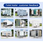 Restroom Trailer Factory - Luxury Steel Mobile Toilet