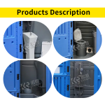Mobile Toilet Factory - HDPE Steel Porta Potty