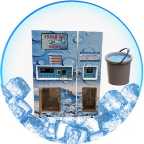 Ice Vending Machine Manufacturer - 160-450kgs Cube Water