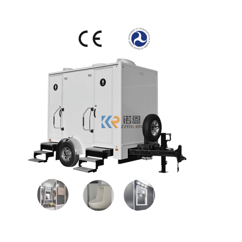 Restroom Trailer Factory - Luxury Steel Mobile Toilet