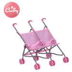 Twin Doll Stroller Manufacturer - 6-Wheel Double Sister Role Play