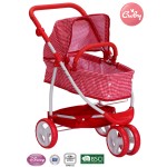 Doll Pram Factory - Deluxe Metal Shinning Fabric Sit Sleeping