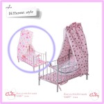 Doll Bed Manufacturer - Deluxe Metal Frame Static Nursery Crib