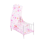 Doll Bed Manufacturer - Deluxe Metal Frame Static Nursery Crib