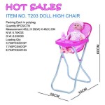 Doll High Chair Manufacturer - High Quality Pretend Play Girls Gift