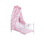 Doll Bed Manufacturer - Deluxe Metal Frame Static Nursery Crib
