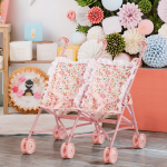 Floral Lace Stroller Factory - Premium Pretend Play Baby Buggy
