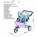 Baby Toy Factory - New Model Twins Adjustable Handle Three Wheels