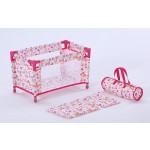Pink Doll Bed Factory - Mini Wooden Cradle Toy Infant Pretend