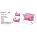 Portable Doll Bed Factory - Folding Travel Toy Bed Imagination Play