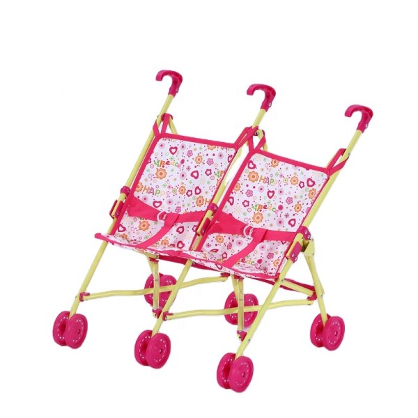 Twins Buggy Manufacturer - New Style Twins Doll Buggy Toy