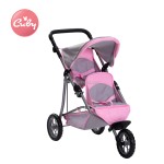 Twins Stroller Manufacturer - Adjustable Handle Easy Fold Unfold