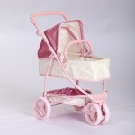 Doll Pram Factory - Deluxe Metal Shinning Fabric Sit Sleeping