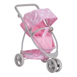 Doll Pram Factory - Deluxe Metal Shinning Fabric Sit Sleeping