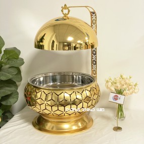 Food Warmer Manufacturer - Party Wedding Golden Fancy Elegant Cheffing