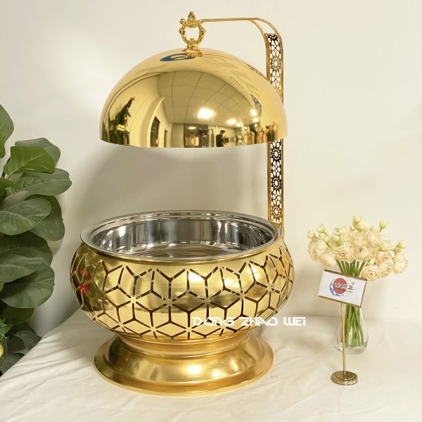 Food Warmer Manufacturer - Party Wedding Golden Fancy Elegant Cheffing
