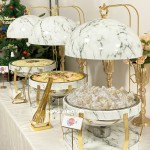 Catering Equipment Manufacturer - Luxury Elegant Silver Chaffing Dish