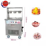 Ice Cream Roll Machine Factory - Double Pan Handcart Commercial Fried
