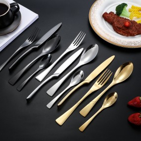 Cutlery Set Factory - Gold Luxury High Quality Stainless Steel