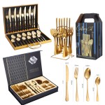 Flatware Set Factory - Amzn Top Seller 2025 Stainless Steel 24pc